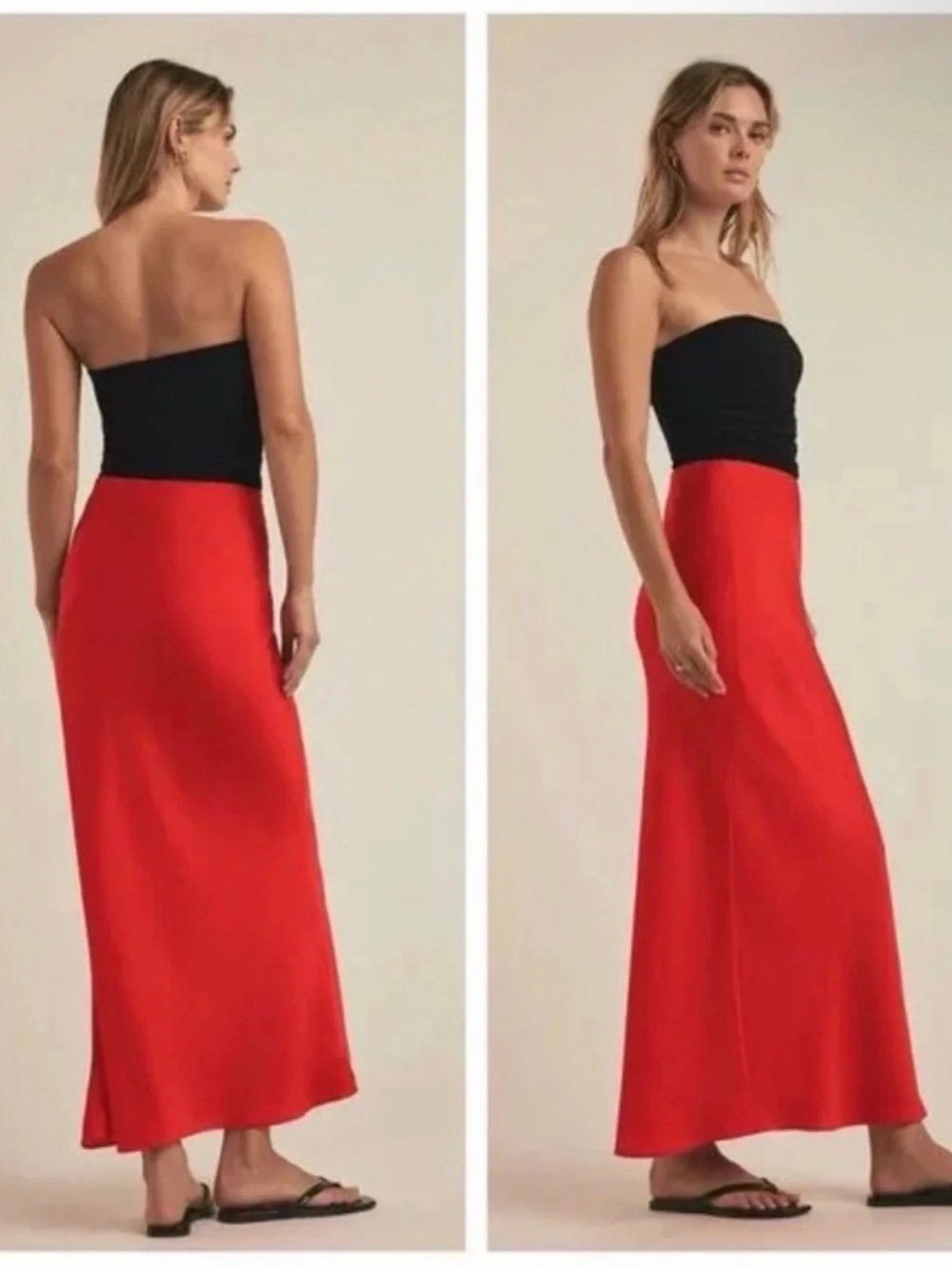 Women’s Favorite Daughter The Favorite Maxi Skirt in Red Size Medium Retails $21 - Picture 5 of 5